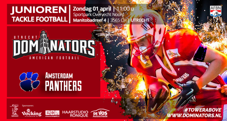 Eerste JT-wedstrijd 2018, vs. Amsterdam Panthers