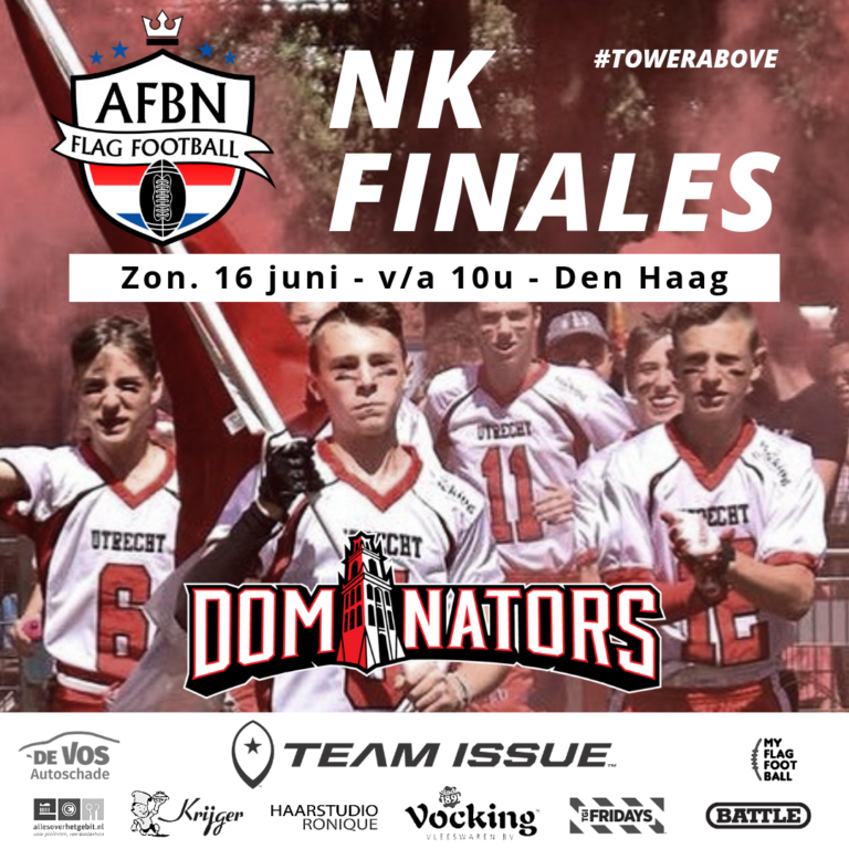 Ongeslagen Dominators o15 plaatst zich voor finale weekend NK.